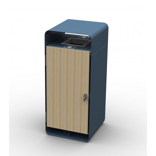 Grange Bin – Composite-Clad Public Litter Bin by Larkin Engineering